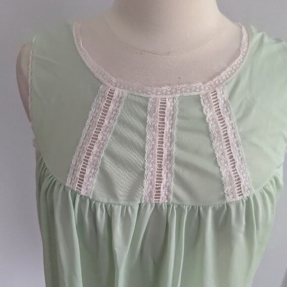 Vintage Women's Heiress Pale Green Slip Large - Picture 3 of 9